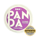 Panda purple razz packaging with 'Authentic' stamp on a white background